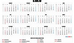 Printable Calendar 2020 pdf