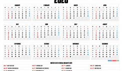 Free Printable Calendar 2020