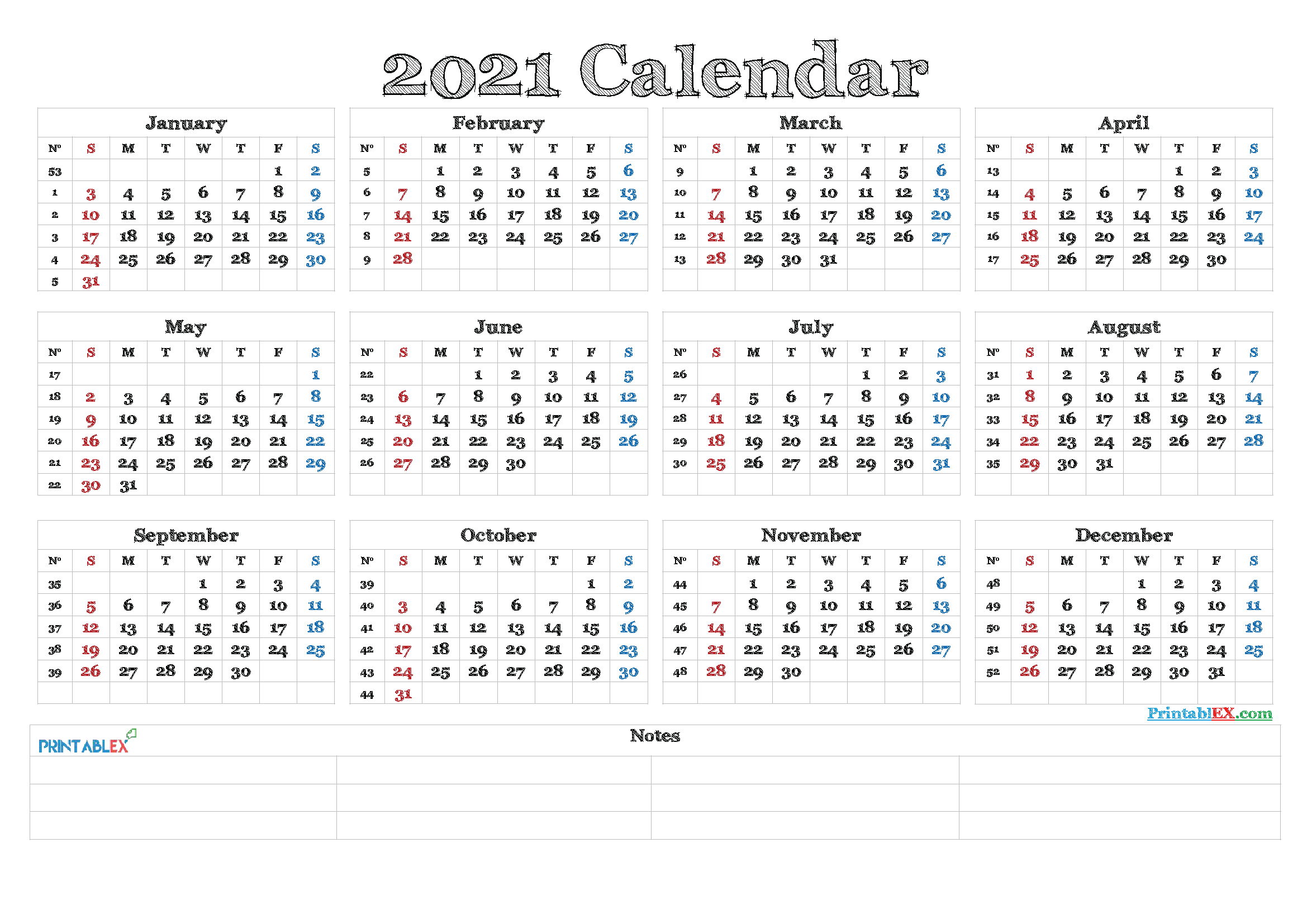 2022 Calendar with Week Numbers Printable 21ytw82