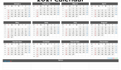 Printable 2021 Calendar Templates