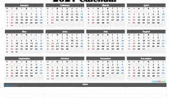 Free Printable Calendar Templates 2021