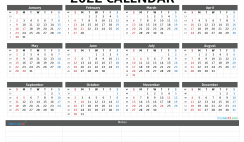 Printable 2022 Calendar by Year