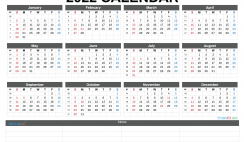 Free Printable 2022 Calendar by Month
