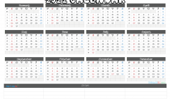 Free Printable 2022 Calendar by Year