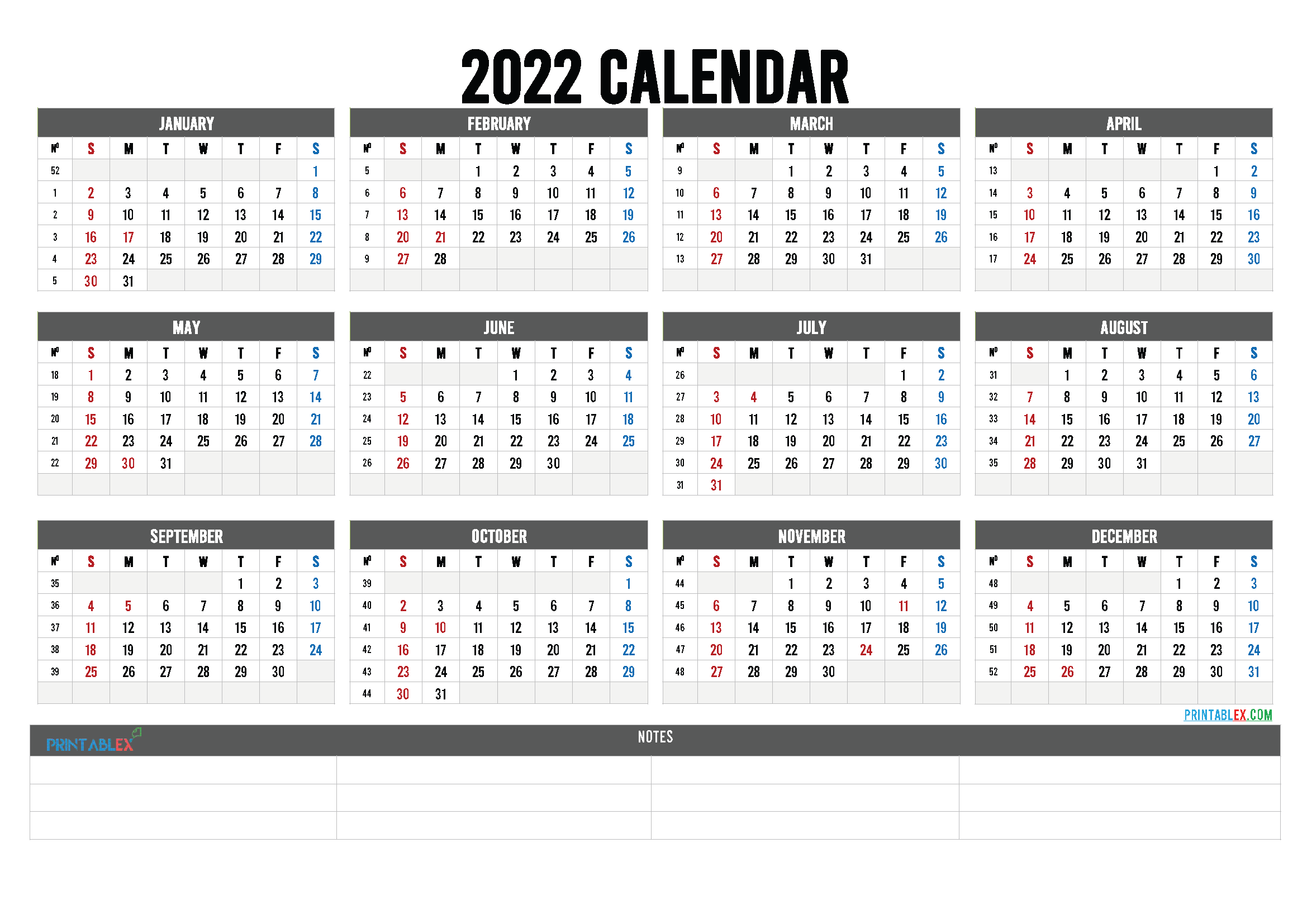 Epoch Calendar 2022 Free Printable Calendar Templates 2022 - 22Ytw146