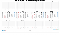 Free Printable 2022 Calendar Templates
