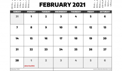 February 2021 Calendar Australia with Holidays