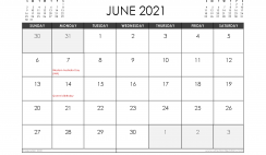 June 2021 Calendar Australia with Holidays