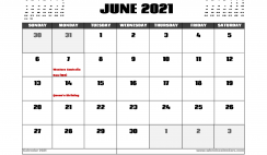 June 2021 Calendar Australia with Holidays
