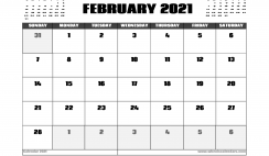 February 2021 Calendar UK with Holidays