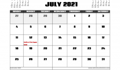 July 2021 Calendar UK with Holidays