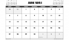 Free June 2021 Calendar Canada Printable