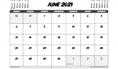 June 2021 Calendar Canada with Holidays