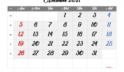 Editable December 2021 Calendar