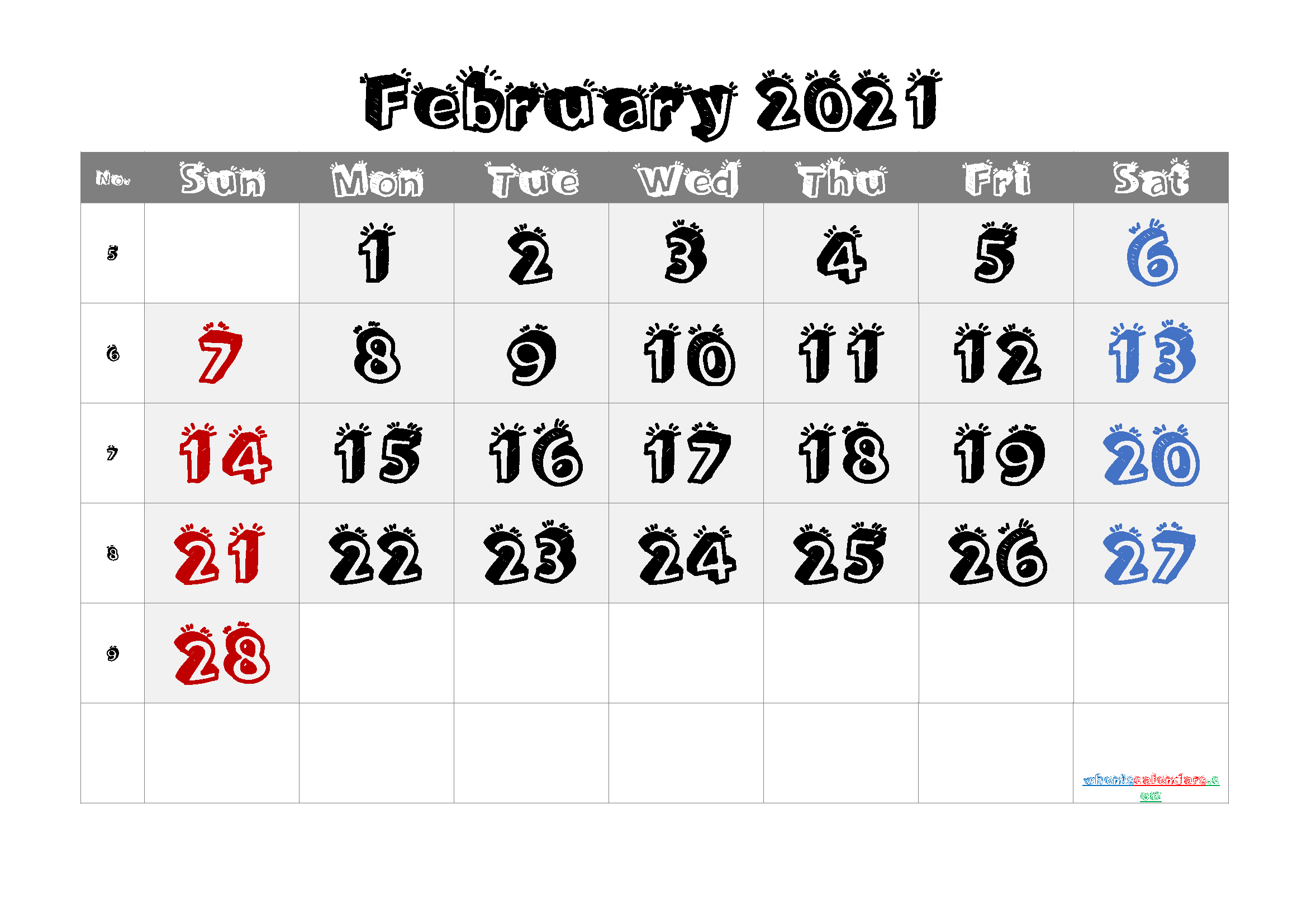 Editable  2021 Calendar