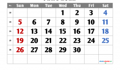 Free Printable June 2022 Calendar