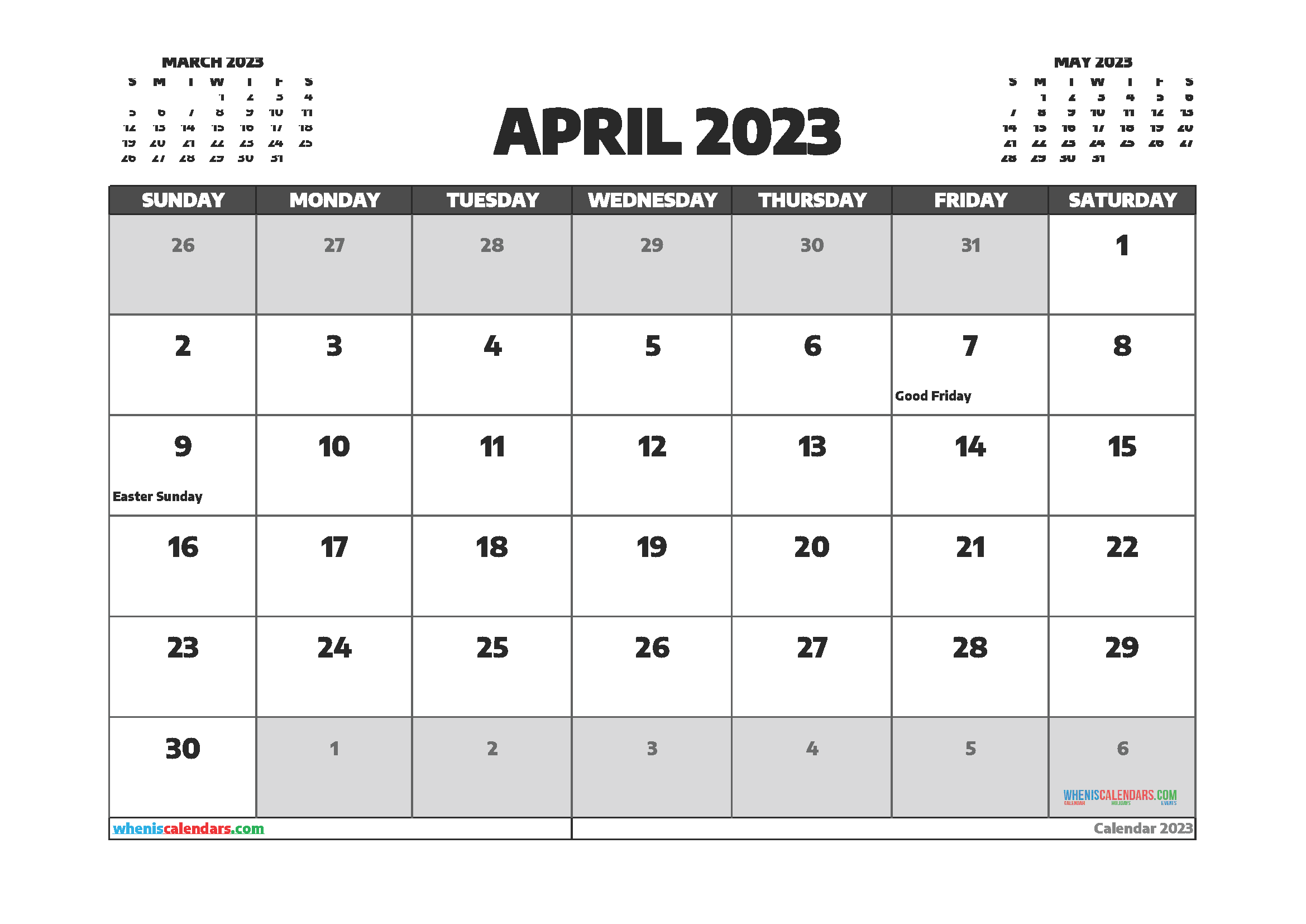april-calendar-for-2023-calendar-2023-with-federal-holidays
