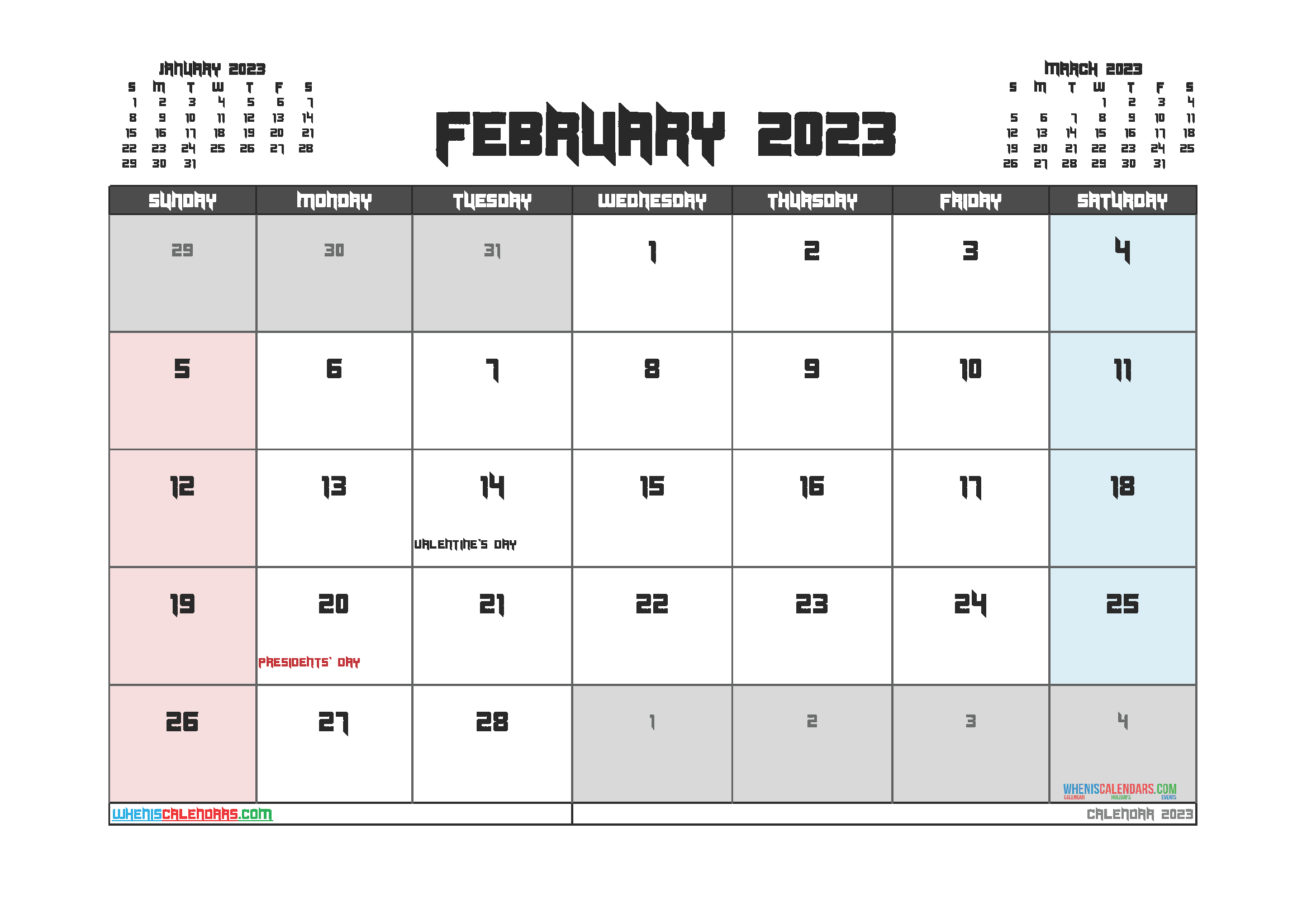 Printable Calendar February 2024 Cool Latest Famous January 2024