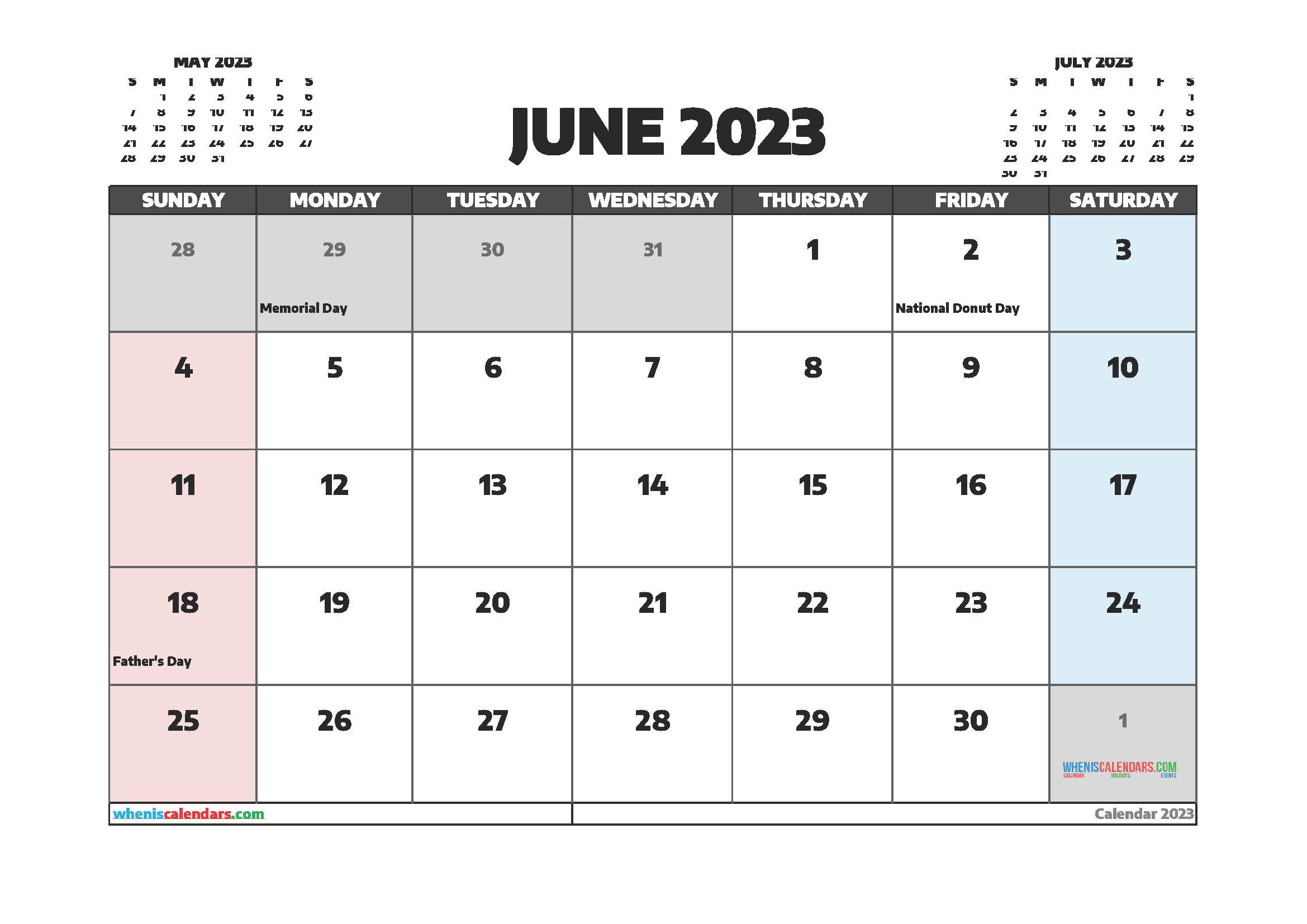 Monthly Calendar 2023 Printable 2023 Calendar