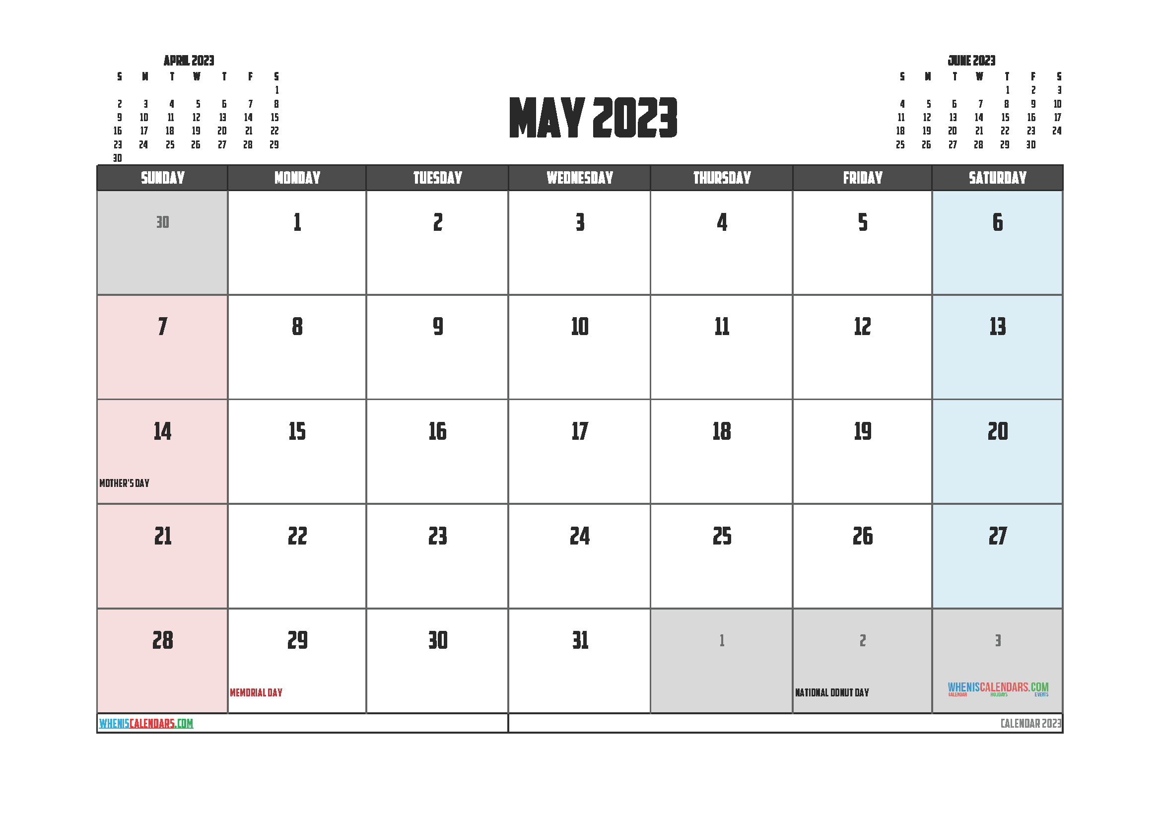 Editable Printable May 2023 Calendar