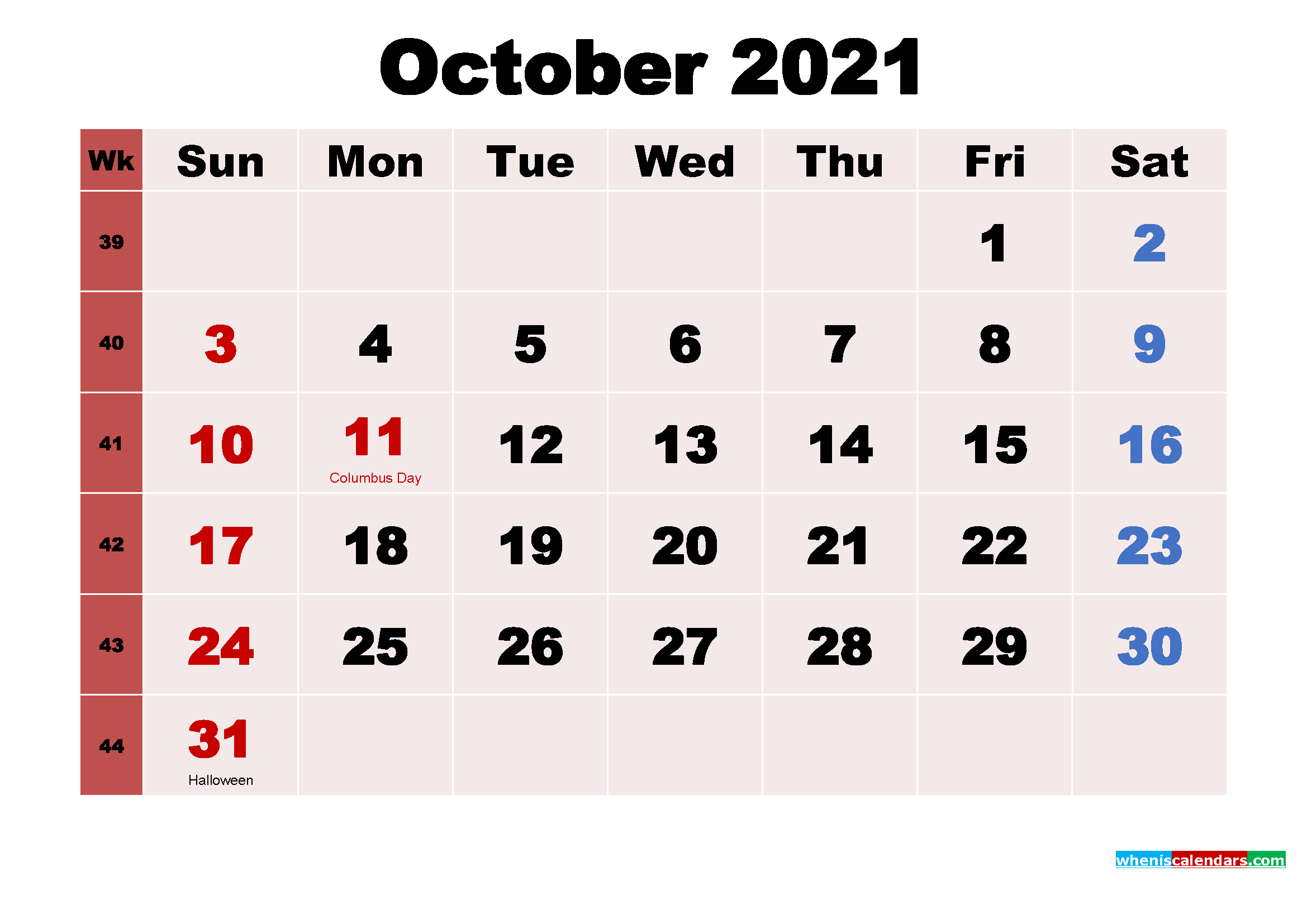 free-printable-calendar-october-2021