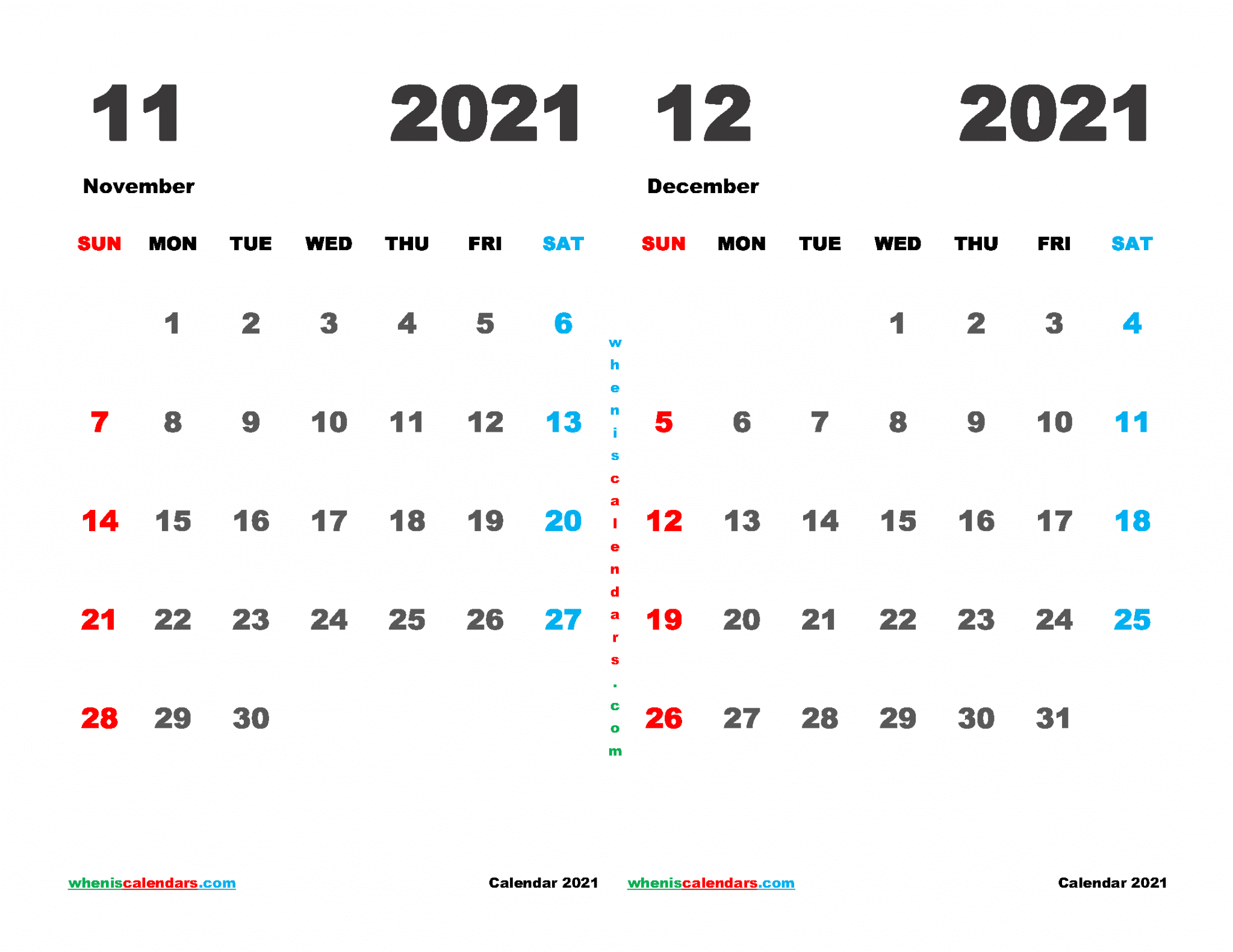 calendar-for-november-and-december-2021