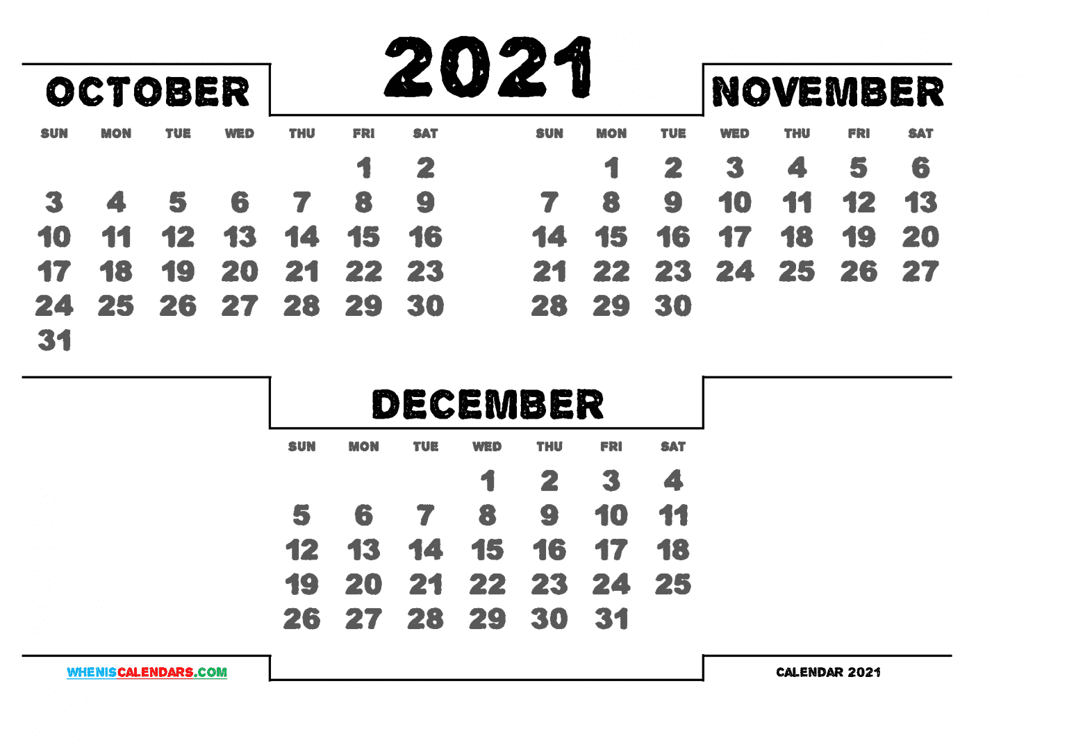 free-october-november-december-2021-calendar-printable-6-templates