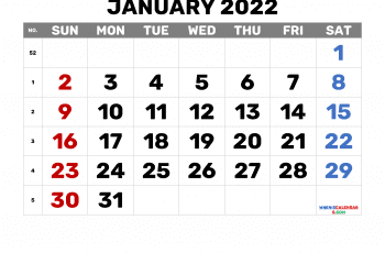 Free Printable Calendar June 2022 with Week Numbers
