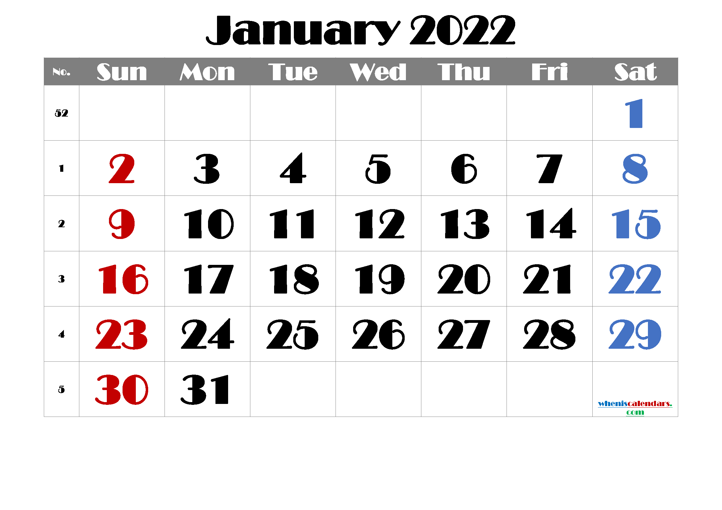 united-states-january-2022-calendar-with-holidays-january-2022