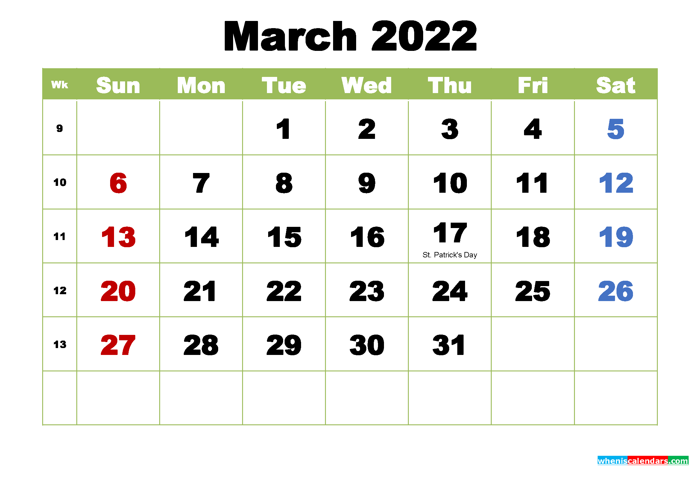 1st march 2022 holiday