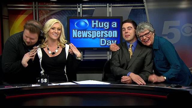 When is Hug a Newsperson Day This Year 