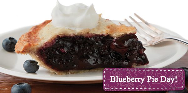 When is National Blueberry Pie Day This Year 