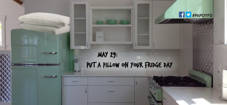 When is Put a Pillow on Your Fridge Day