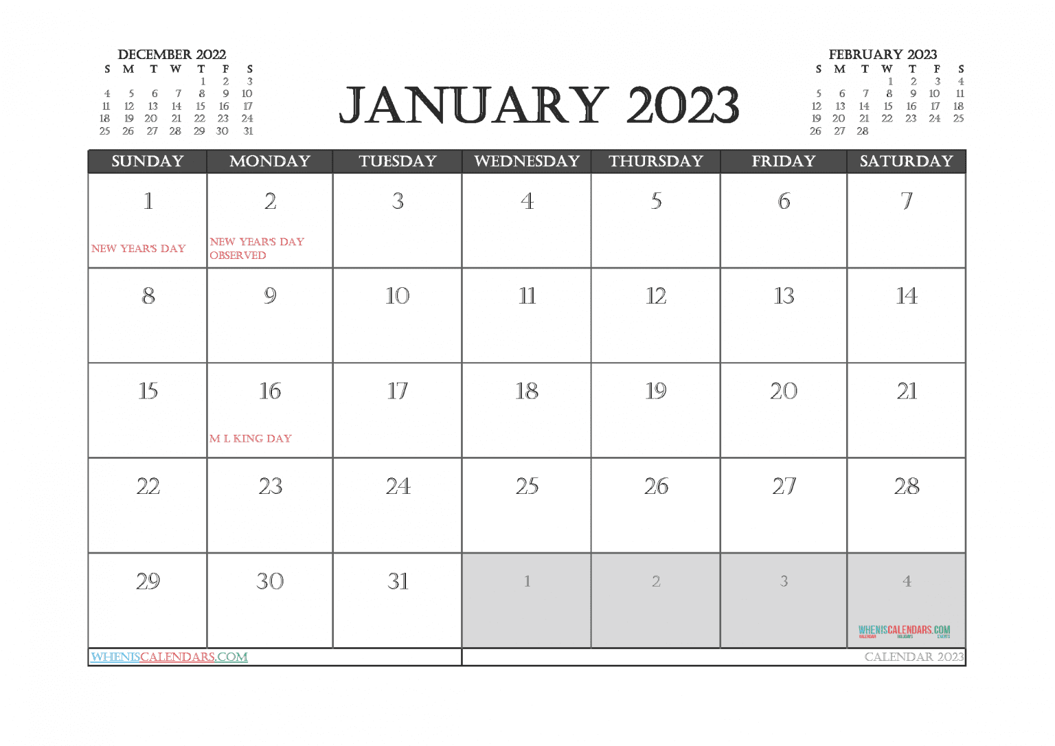 free-january-calendar-2023-with-holidays-printable-pdf-in-landscape