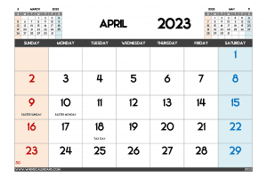 Free Printable 2023 Monthly Calendar with Holidays in Variety Formats