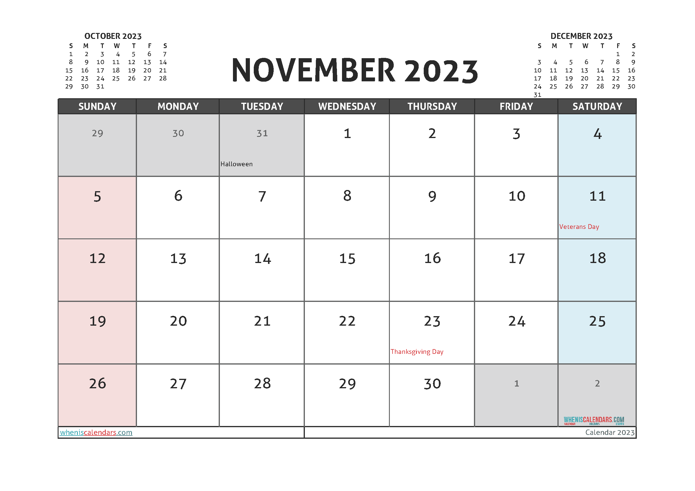 Download 2023 calendar with week numbers printable free A4 23O651