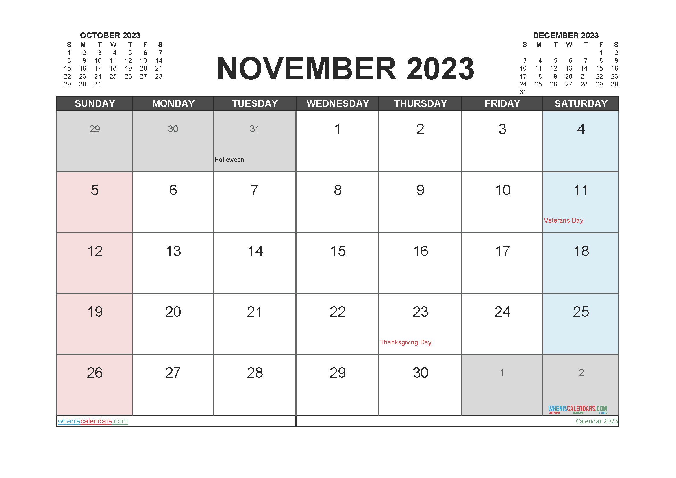Download twelve month calendar template 2023 A4 23O1880