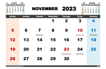 Free December 2023 Calendar Printable PDF in Landscape Format (Name: 1223pna4hl8)