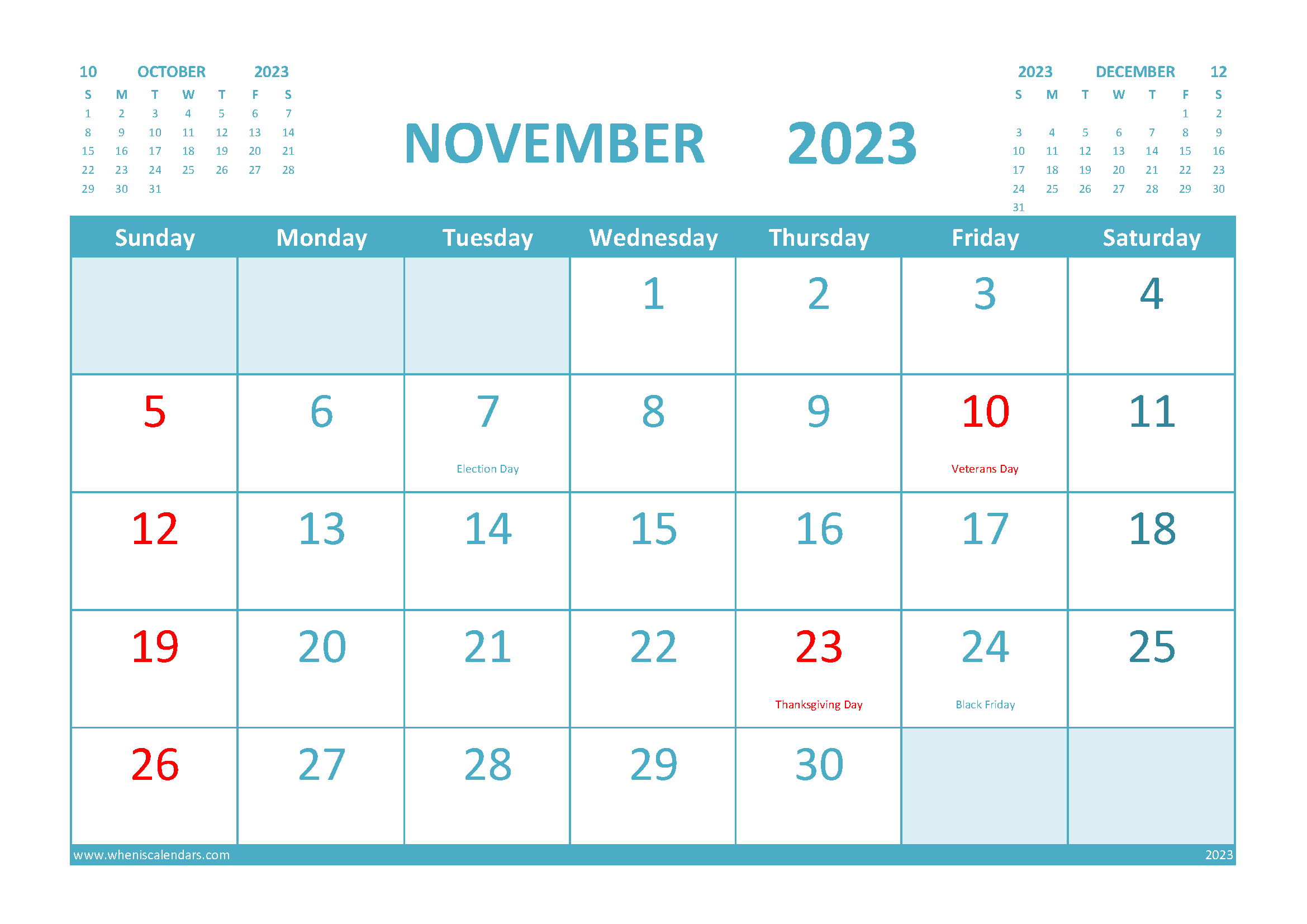 Download a4 blank calendar template 2023 A4 23O1661
