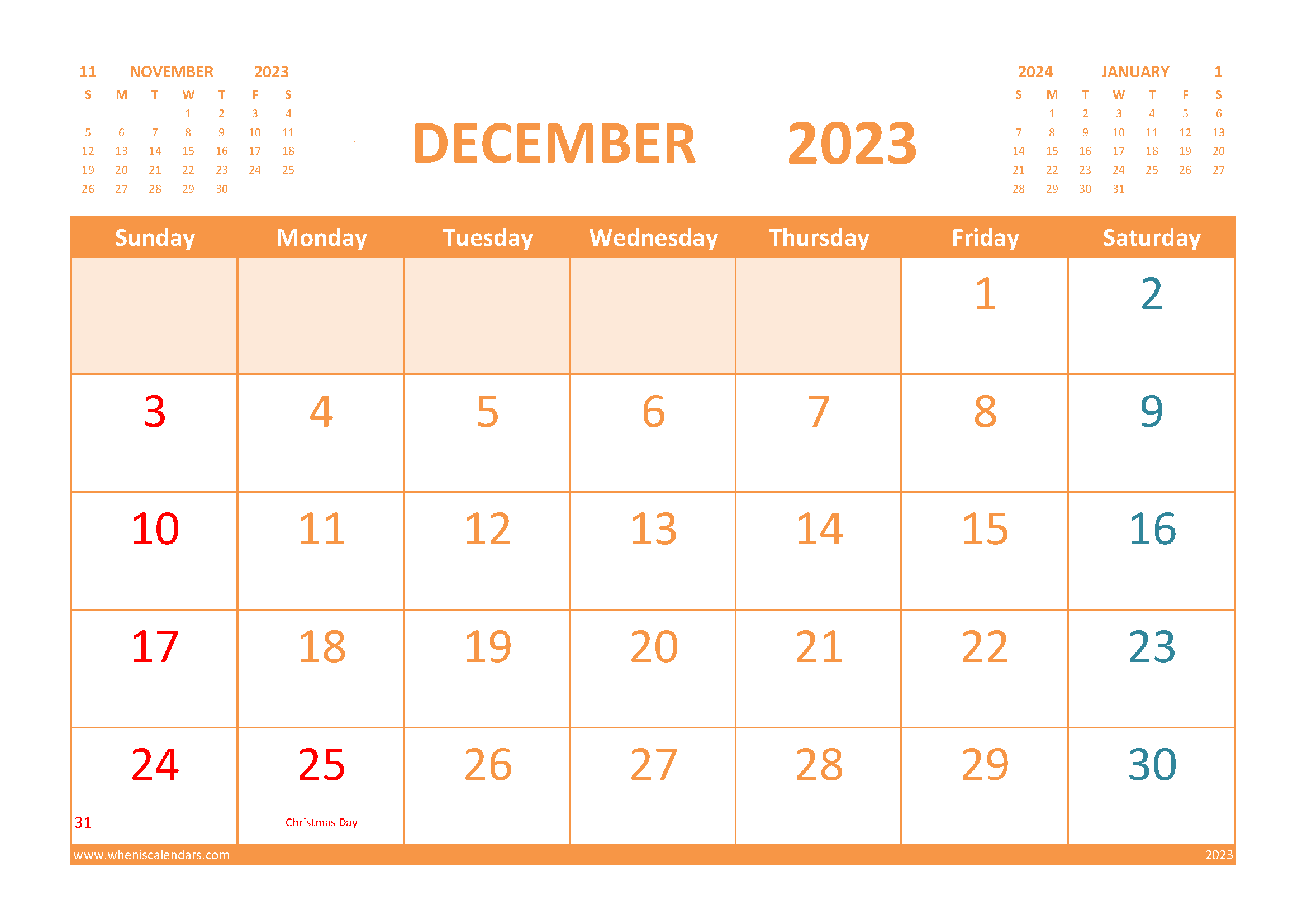 Download free printable disney calendar 2023 A4 23O1514