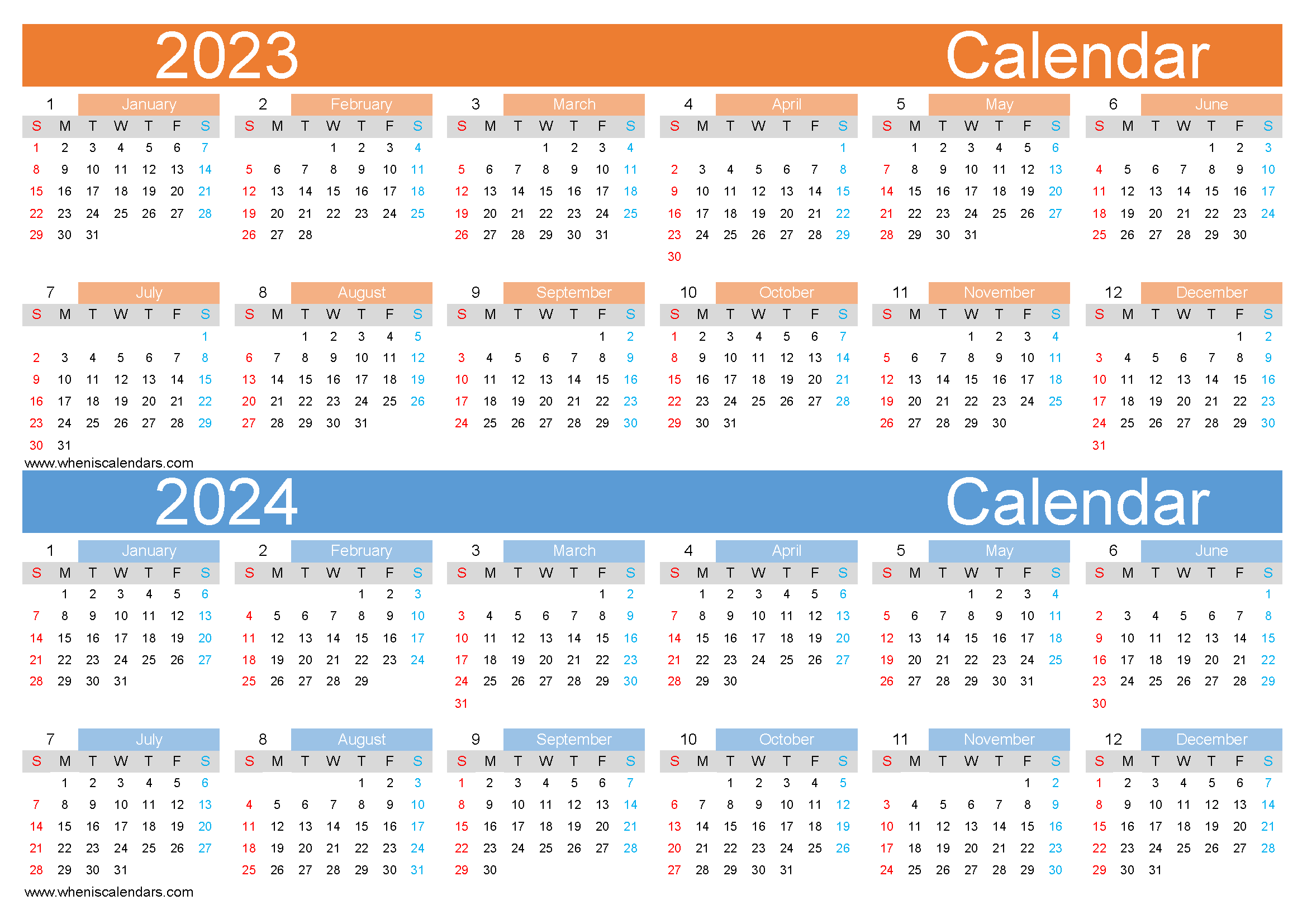 Fiscal Year Calendar 2024 (October 2023 To September 2024)