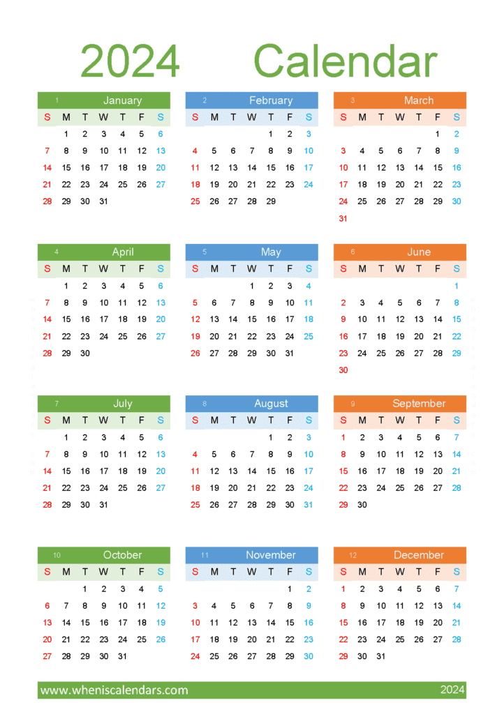 Download printable weekly calendar 2024 A5 Vertical (O4Y168)