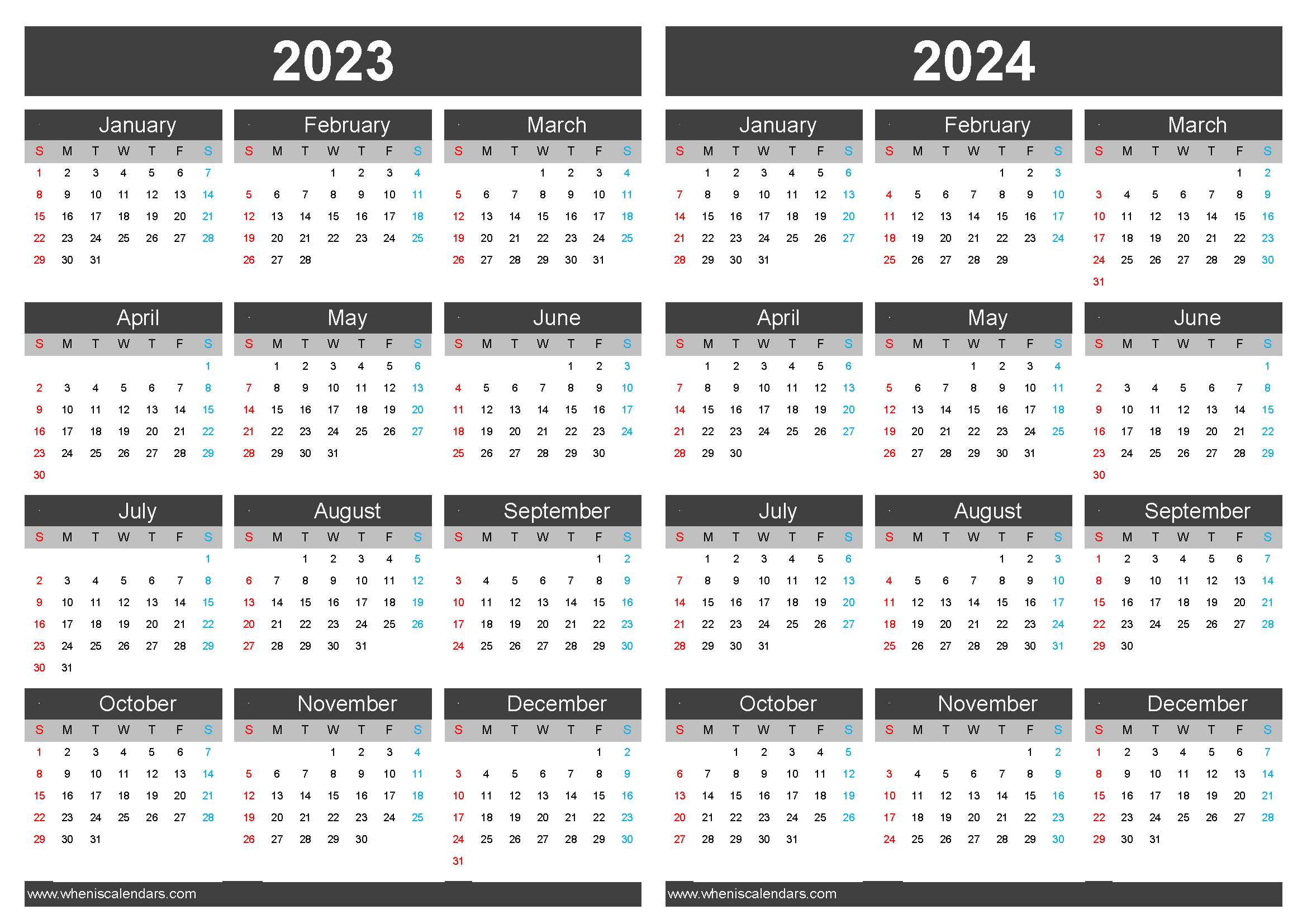 calendar 2023 2024 printable 34Y04