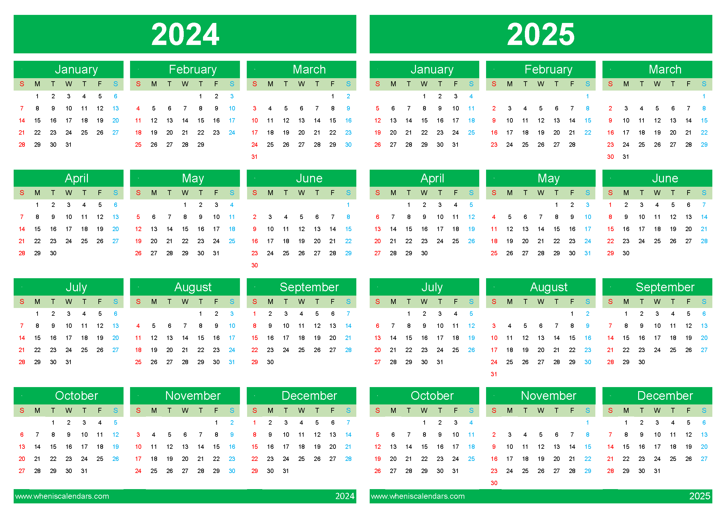 2024 and 2025 academic calendar 45Y13