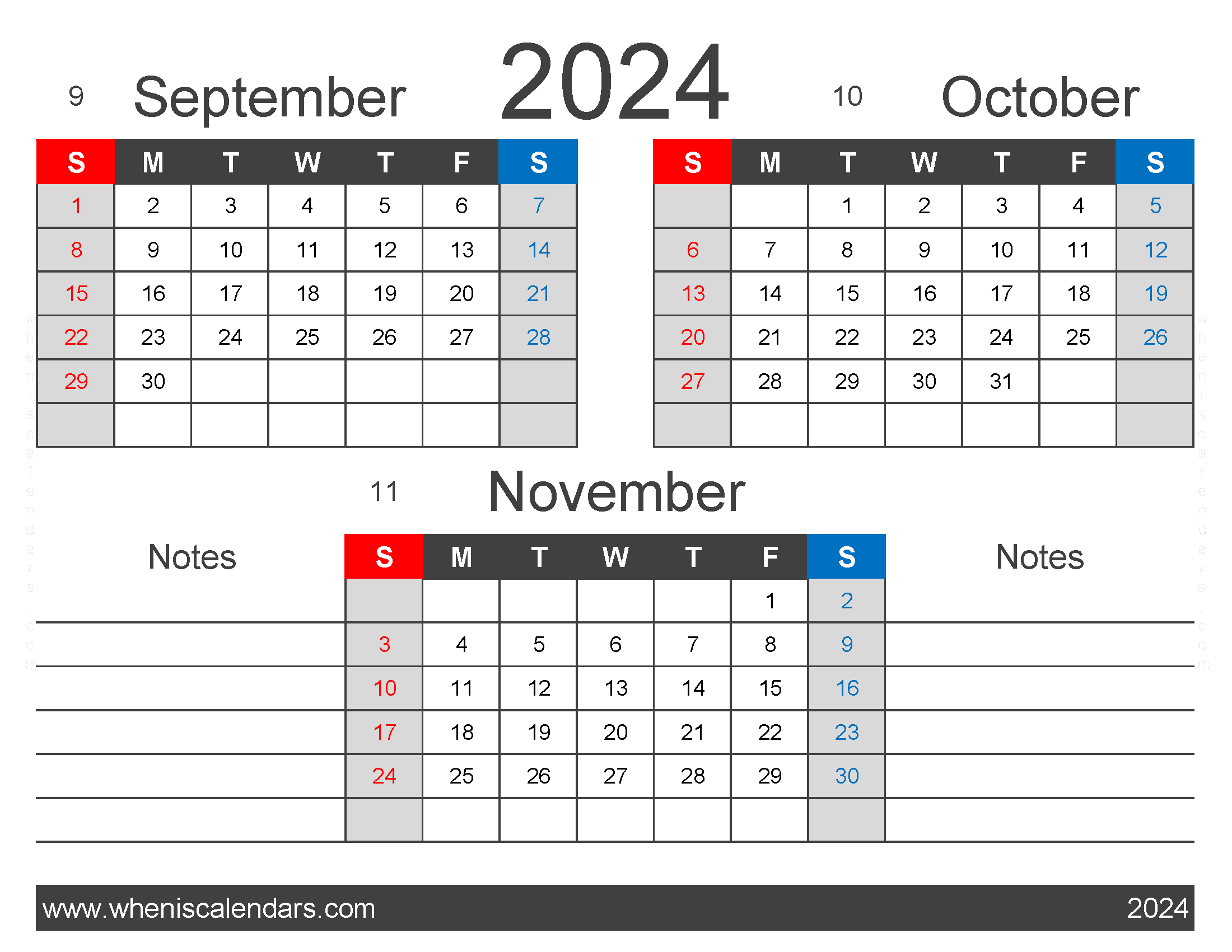 Download Sept Oct Nov Calendar 2024 SON422