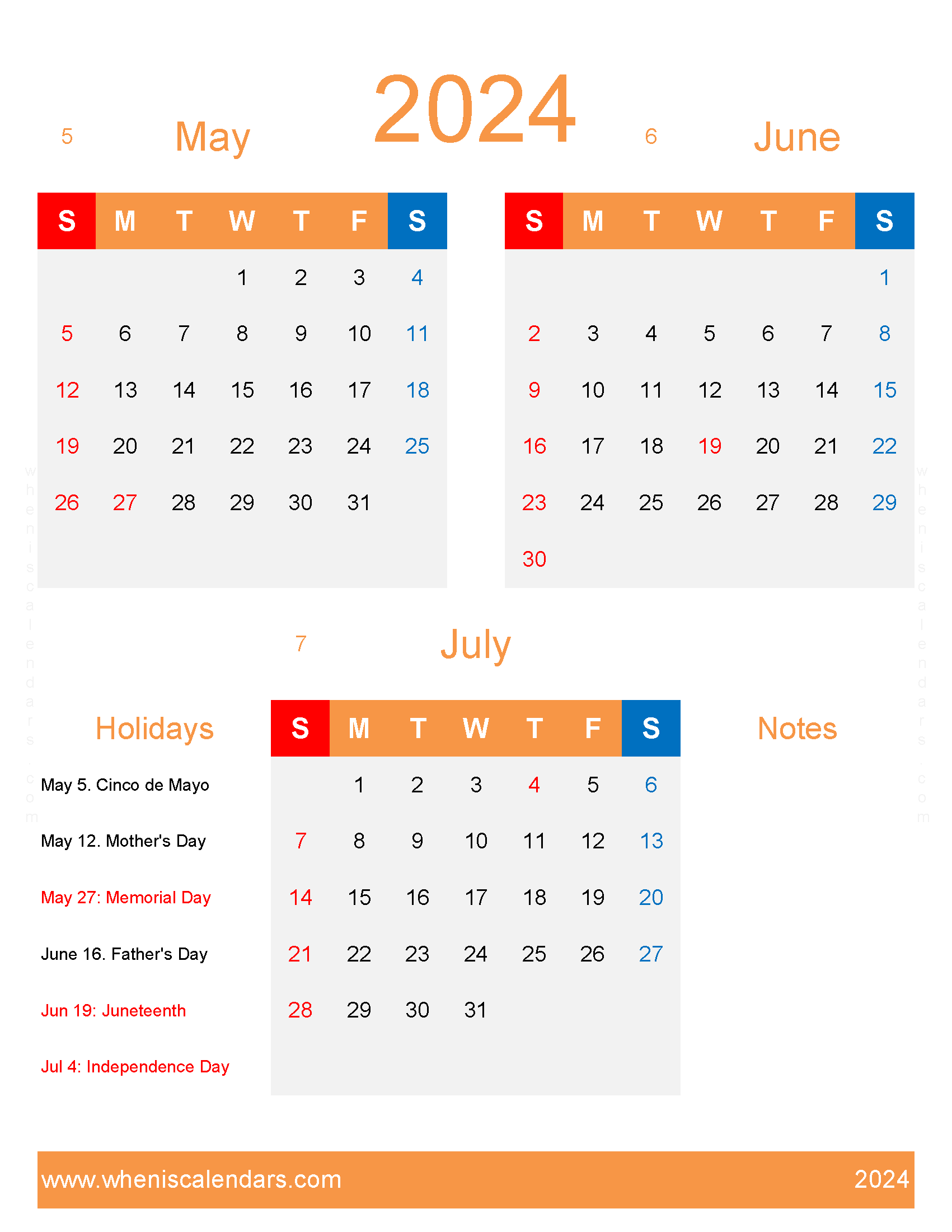 Download May June July Calendar 2024 MJJ448