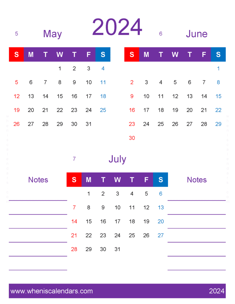 Download May Jun Jul 2024 Calendar printable MJJ475