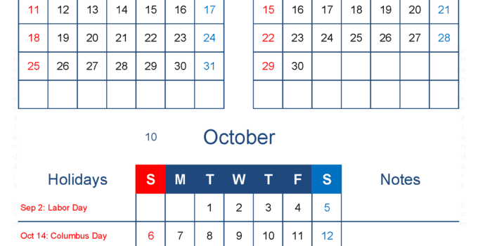 Download printable Calendar August September October 2024 ASO457