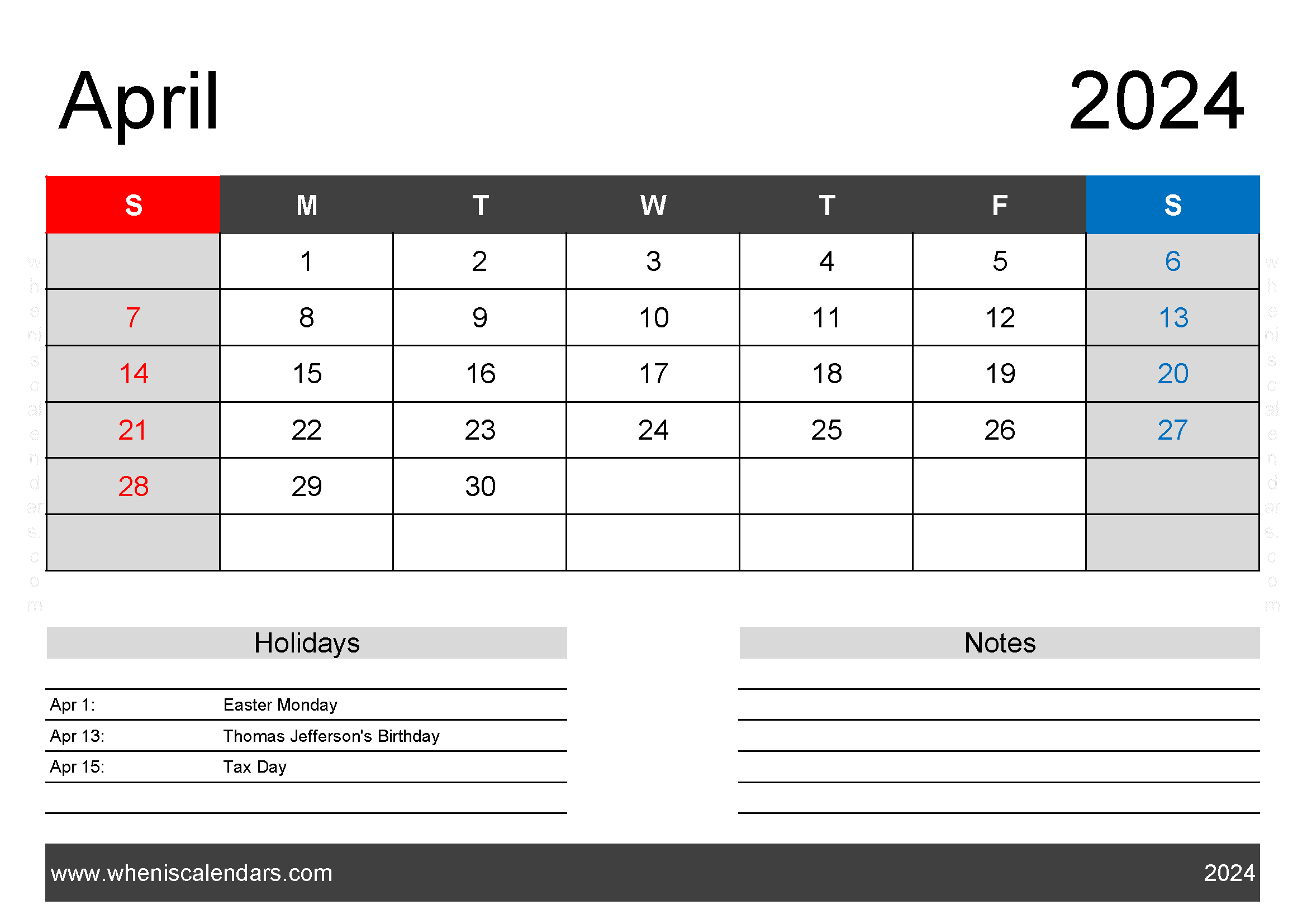 Blank Apr 2024 Calendar Printable Monthly Calendar