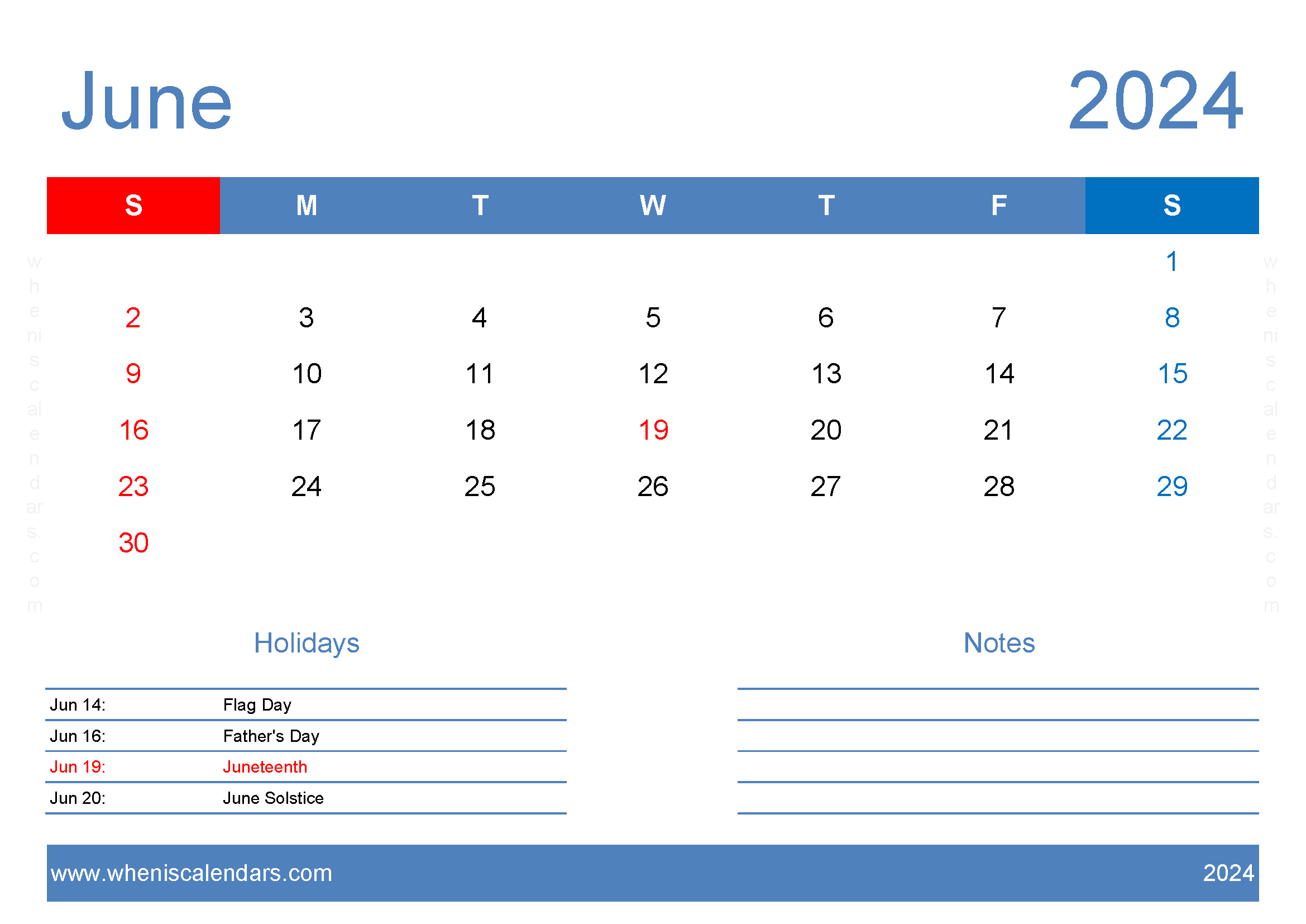 Jun Blank Calendar 2024 Monthly Calendar